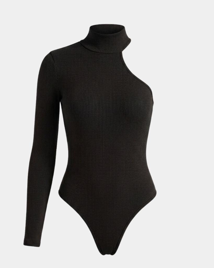 One-shoulder bodysuit