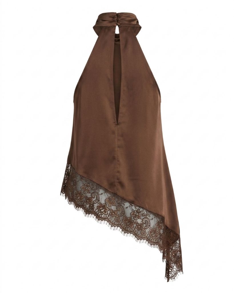 Asymmetrical women's blouse