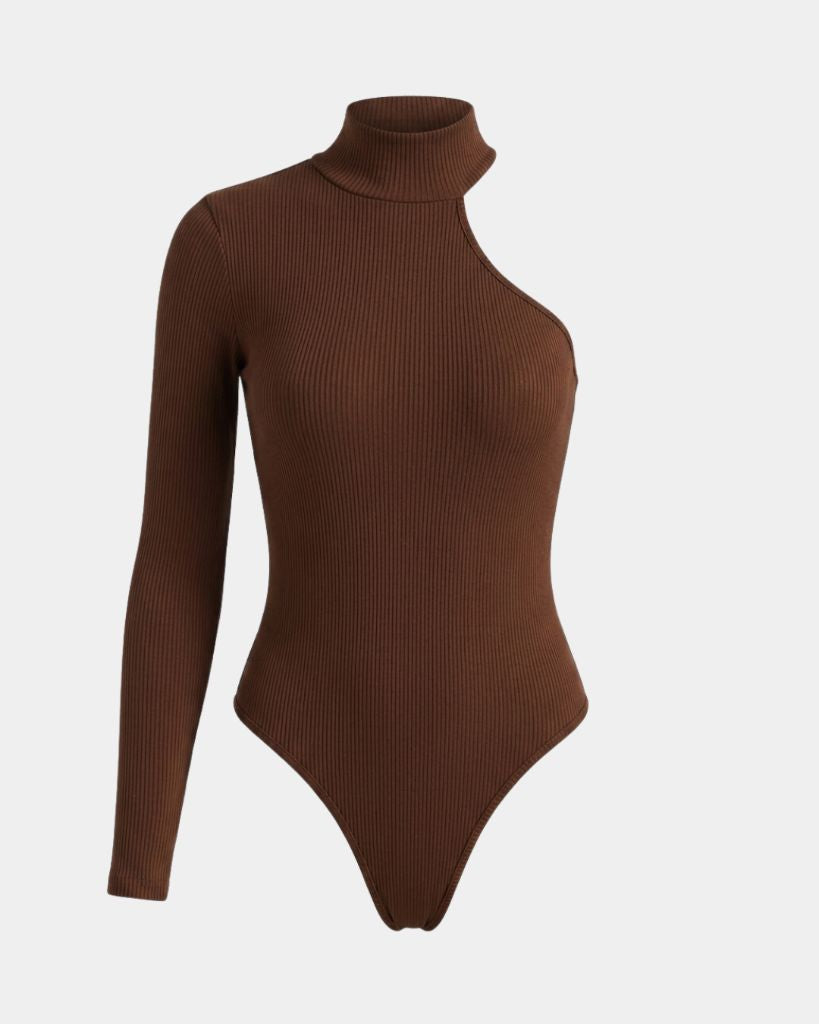 One-shoulder bodysuit