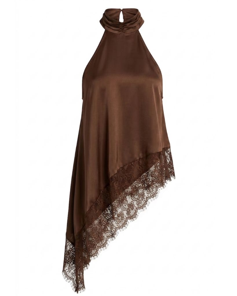 Asymmetrical women's blouse